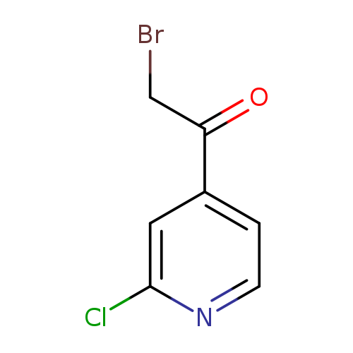 BrCC(=O)c1ccnc(c1)Cl