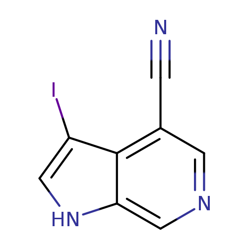 N#Cc1cncc2c1c(I)c[nH]2