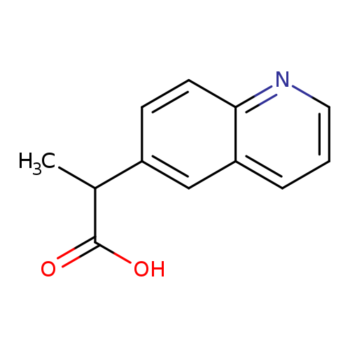 OC(=O)C(c1ccc2c(c1)cccn2)C