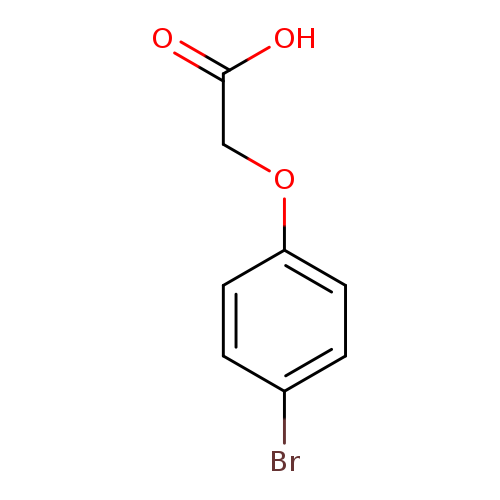 OC(=O)COc1ccc(cc1)Br