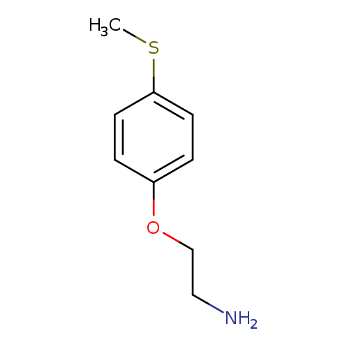 NCCOc1ccc(cc1)SC