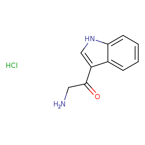 NCC(=O)c1c[nH]c2c1cccc2.Cl