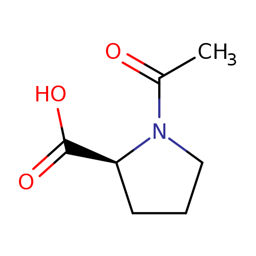 CC(=O)N1CCC[C@H]1C(=O)O