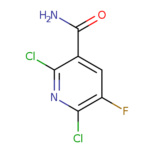 NC(=O)c1cc(F)c(nc1Cl)Cl