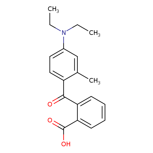 CCN(c1ccc(c(c1)C)C(=O)c1ccccc1C(=O)O)CC