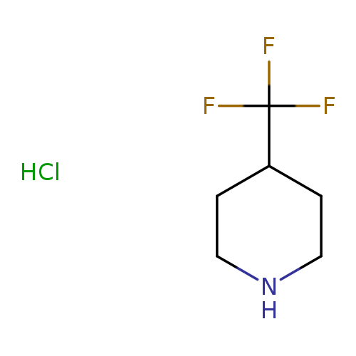 FC(C1CCNCC1)(F)F.Cl