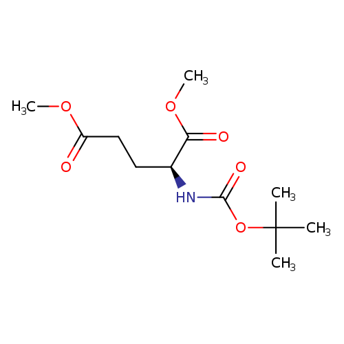 COC(=O)[C@@H](NC(=O)OC(C)(C)C)CCC(=O)OC