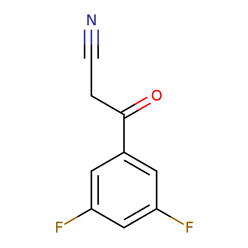 N#CCC(=O)c1cc(F)cc(c1)F