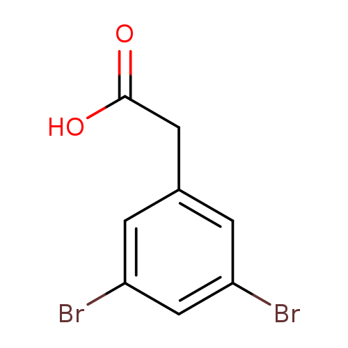 OC(=O)Cc1cc(Br)cc(c1)Br