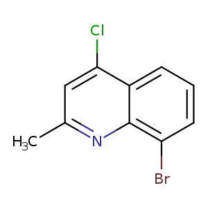 Cc1cc(Cl)c2c(n1)c(Br)ccc2