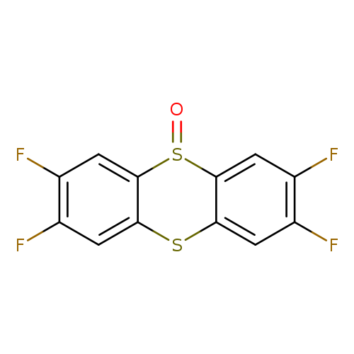 Fc1cc2c(cc1F)Sc1c(S2=O)cc(c(c1)F)F