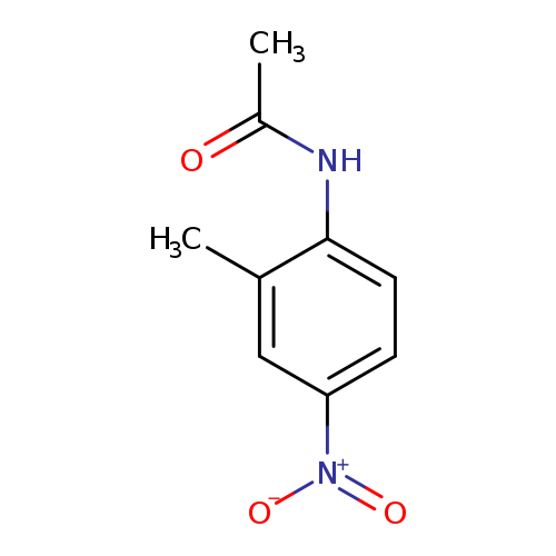 CC(=O)Nc1ccc(cc1C)[N+](=O)[O-]