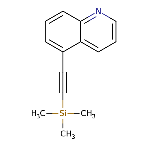 C[Si](C#Cc1cccc2c1cccn2)(C)C