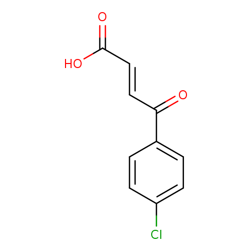 O=C(c1ccc(cc1)Cl)/C=C/C(=O)O