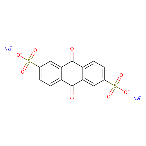 O=C1c2ccc(cc2C(=O)c2c1cc(cc2)S(=O)(=O)[O-])S(=O)(=O)[O-].[Na+].[Na+]