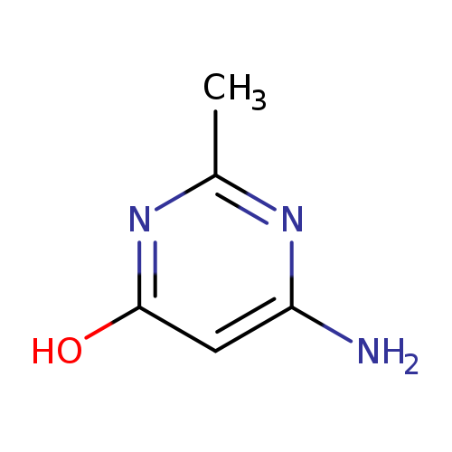 Nc1cc(O)nc(n1)C