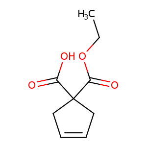 CCOC(=O)C1(CC=CC1)C(=O)O