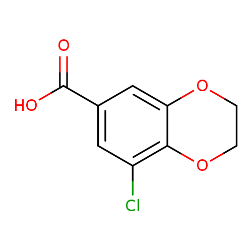OC(=O)c1cc2OCCOc2c(c1)Cl