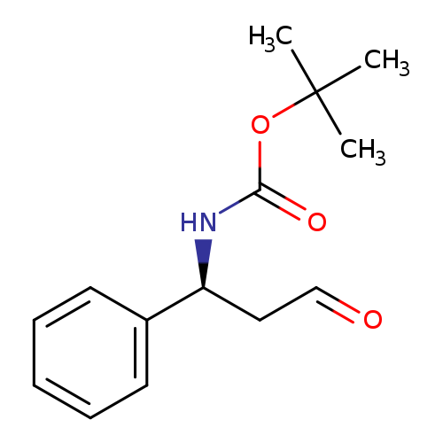 O=CC[C@@H](c1ccccc1)NC(=O)OC(C)(C)C