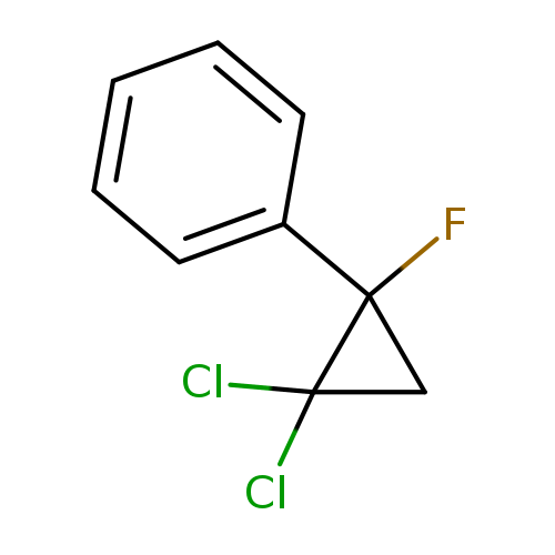 FC1(CC1(Cl)Cl)c1ccccc1