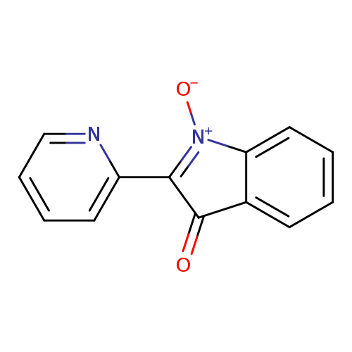 [O-][N+]1=C(c2ccccn2)C(=O)c2c1cccc2