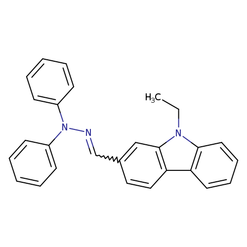 CCn1c2ccccc2c2c1cc(C=NN(c1ccccc1)c1ccccc1)cc2