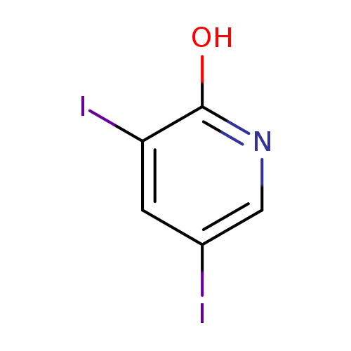 Ic1cnc(c(c1)I)O
