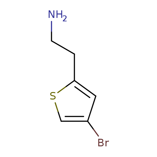 NCCc1cc(cs1)Br