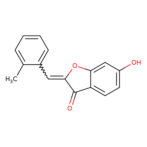 Oc1ccc2c(c1)OC(=Cc1ccccc1C)C2=O