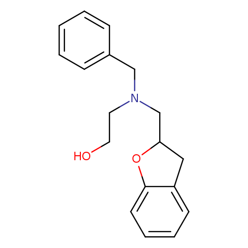 OCCN(CC1Cc2c(O1)cccc2)Cc1ccccc1