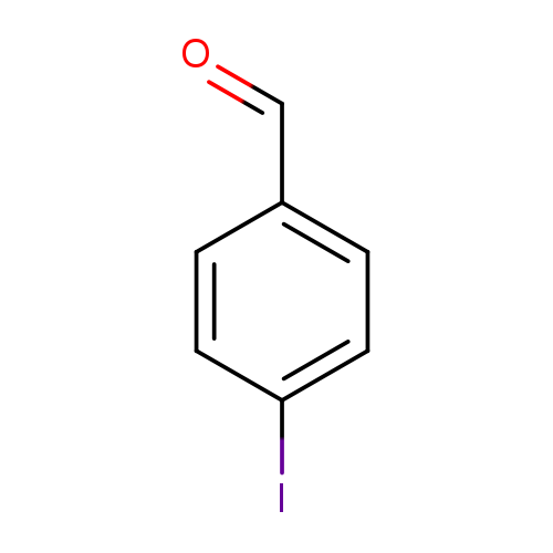 O=Cc1ccc(cc1)I