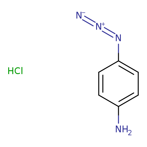Nc1ccc(cc1)N=[N+]=[N-].Cl