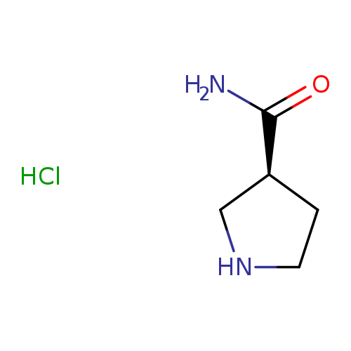 NC(=O)[C@@H]1CNCC1.Cl