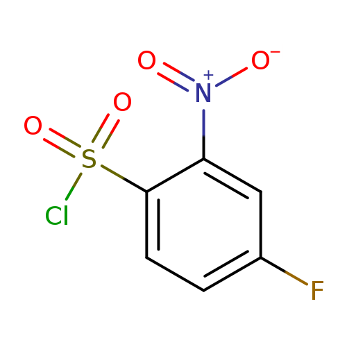 Fc1ccc(c(c1)[N+](=O)[O-])S(=O)(=O)Cl