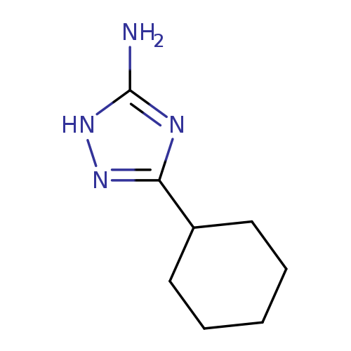 Nc1[nH]nc(n1)C1CCCCC1