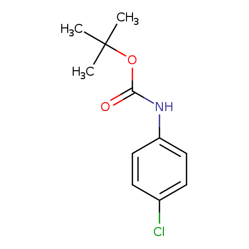 O=C(Nc1ccc(cc1)Cl)OC(C)(C)C