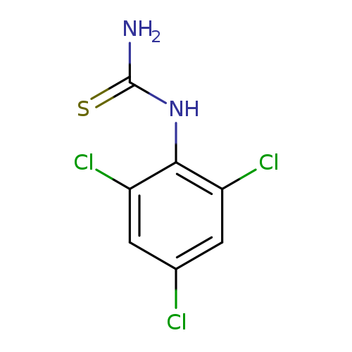 NC(=S)Nc1c(Cl)cc(cc1Cl)Cl