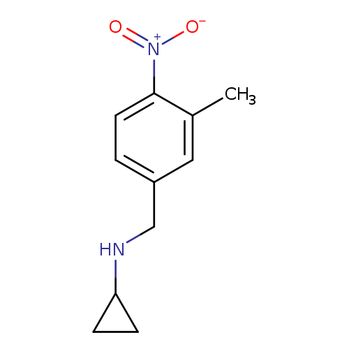 [O-][N+](=O)c1ccc(cc1C)CNC1CC1