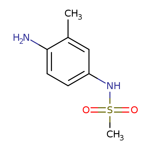 Nc1ccc(cc1C)NS(=O)(=O)C