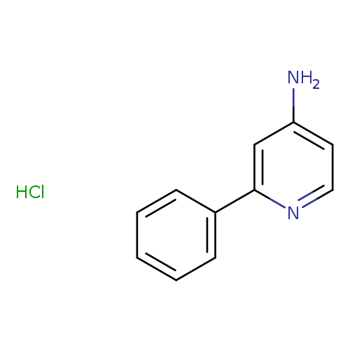 Nc1ccnc(c1)c1ccccc1.Cl