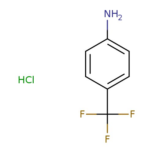 FC(c1ccc(cc1)N)(F)F.Cl