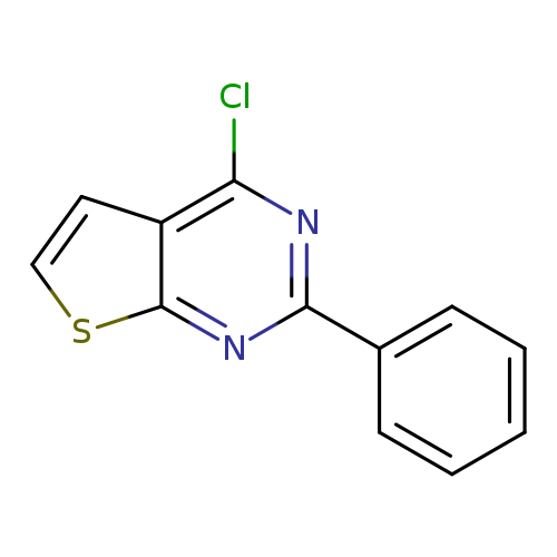 Clc1nc(nc2c1ccs2)c1ccccc1