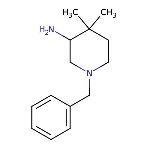 NC1CN(CCC1(C)C)Cc1ccccc1