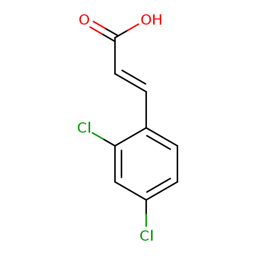 OC(=O)/C=C/c1ccc(cc1Cl)Cl