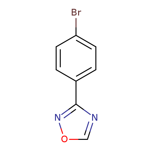 Brc1ccc(cc1)c1nocn1