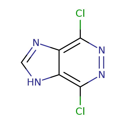 Clc1nnc(c2c1[nH]cn2)Cl