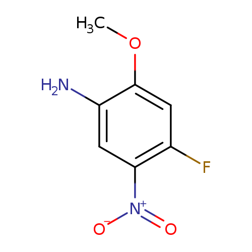 COc1cc(F)c(cc1N)[N+](=O)[O-]