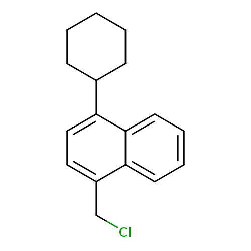 ClCc1ccc(c2c1cccc2)C1CCCCC1