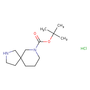O=C(N1CCCC2(C1)CNCC2)OC(C)(C)C.Cl