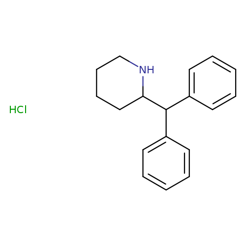C1CCC(NC1)C(c1ccccc1)c1ccccc1.Cl